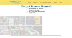 Desktop Screenshot of bouncehousesrentalsmiami.com