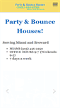 Mobile Screenshot of bouncehousesrentalsmiami.com